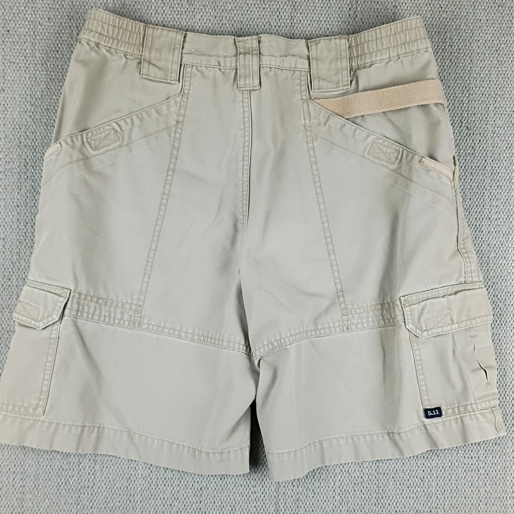 5.11 Tactical‎ Cargo Shorts Mens 32 Tan Cotton Canvas 73285 Hiking Work Utility